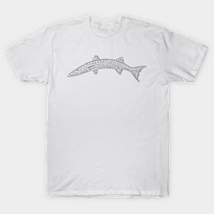 Barracuda In Silver T-Shirt